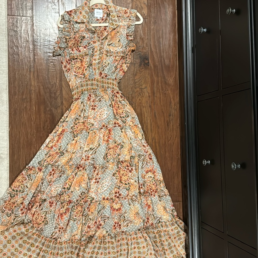 Misa long sleeveless dress size XS